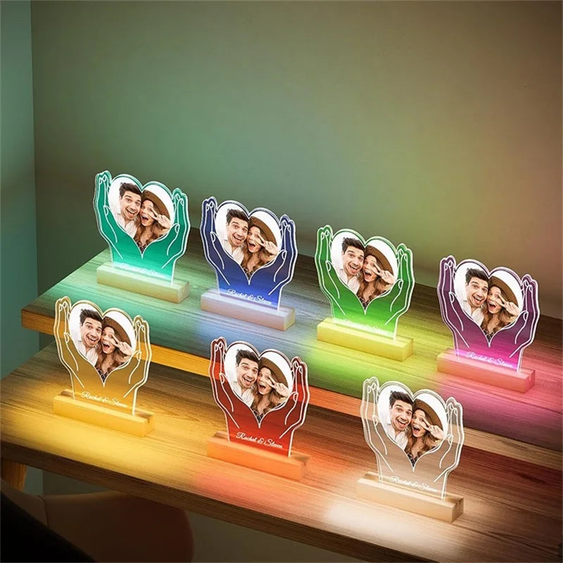 💛 LoveGlow Frame – Personalized LED Photo Light