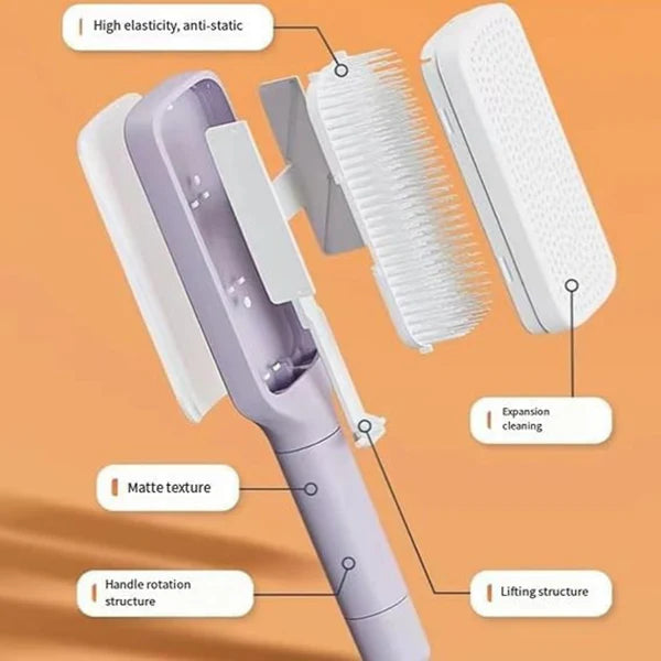 AutoClean Pro™ – Self-Cleaning Hair Brush